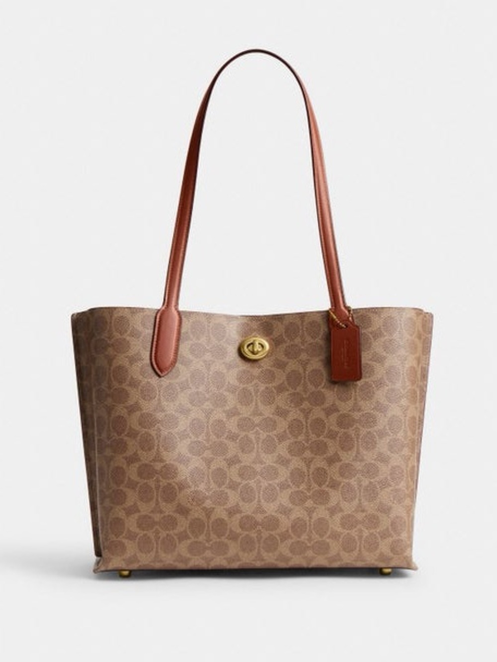 Coach Willow Tote In Signature Canvas with matching wallet. EUC - Picture 9 of 13